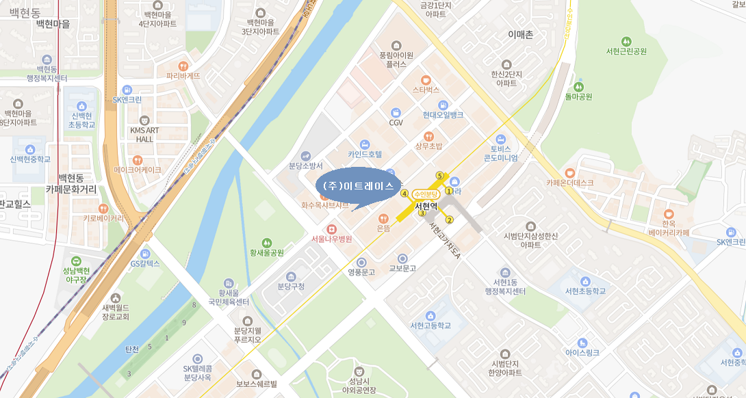 Map of eTrace Location